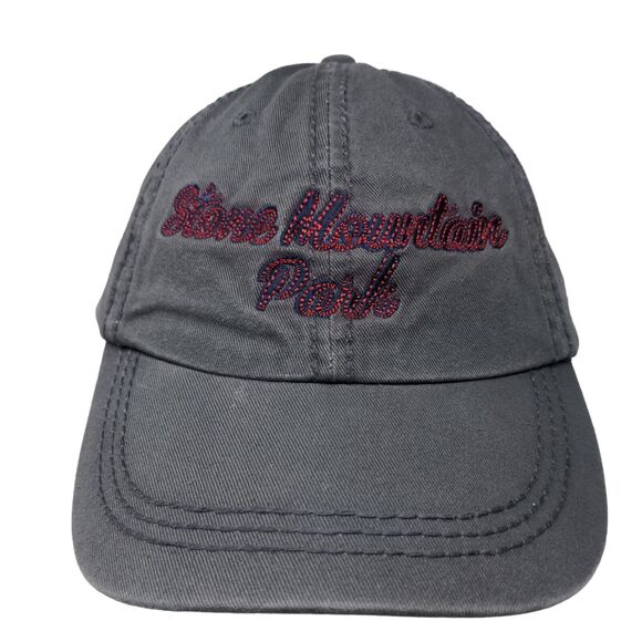Stone Mountain Park Atlanta GA Strapback Hat Gray OSFM Embroidered - Picture 1 of 7